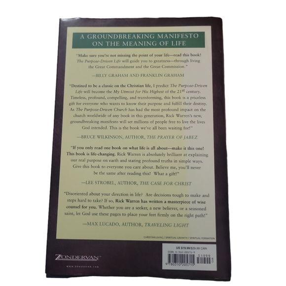 A Purpose Driven Life by Rick Warren - Picture 3 of 3